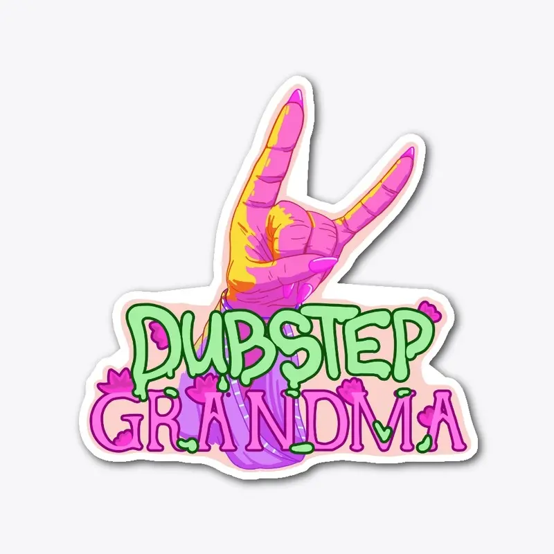 Dubstep Grandma Sticker